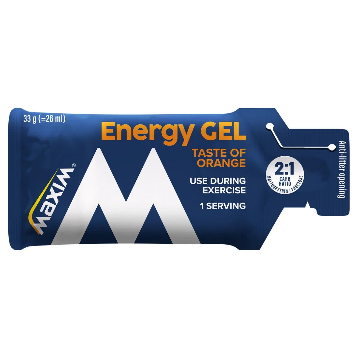 Maxim Energy Gel Orange - Raske Karbohydrater - JK-Shop