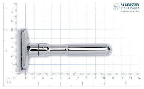 Merkur Barberhøvel Futur 701 Blank krom - Barberhøvel - JK-Shop