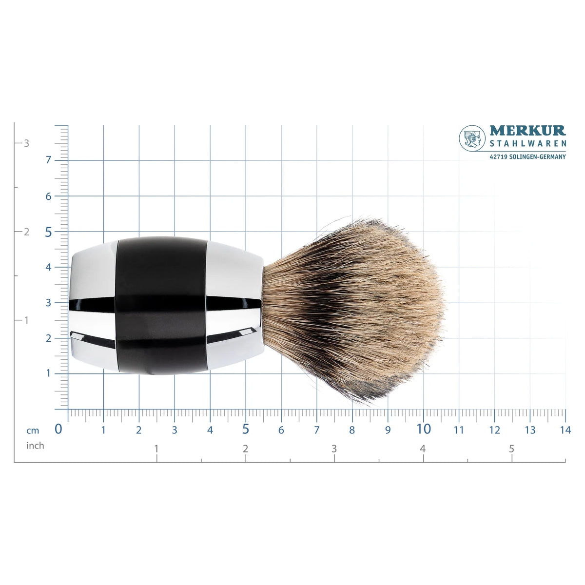 Merkur Barberkost 120 Silvertip - Barberkost - JK-Shop