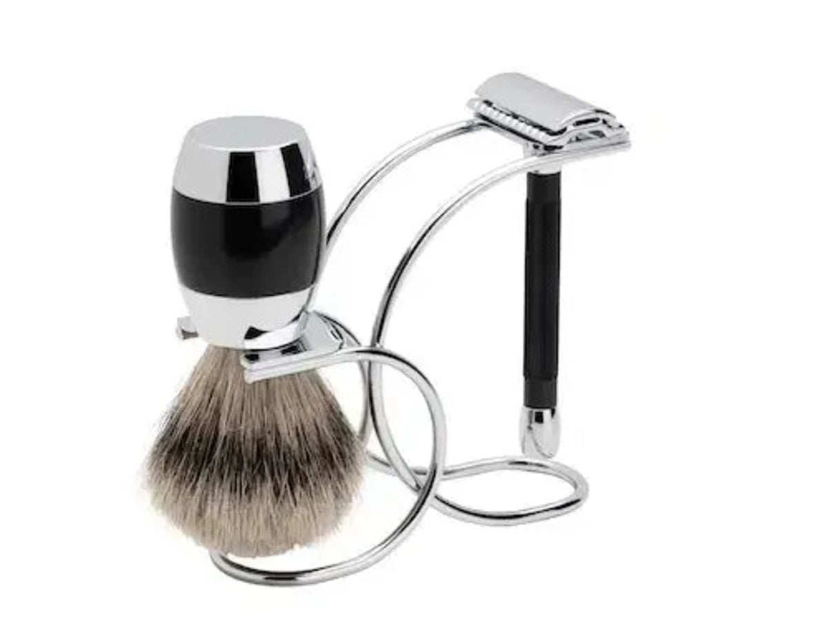 Merkur Barbersett 2081 med 20C og Silvertip - Barbersett - JK-Shop