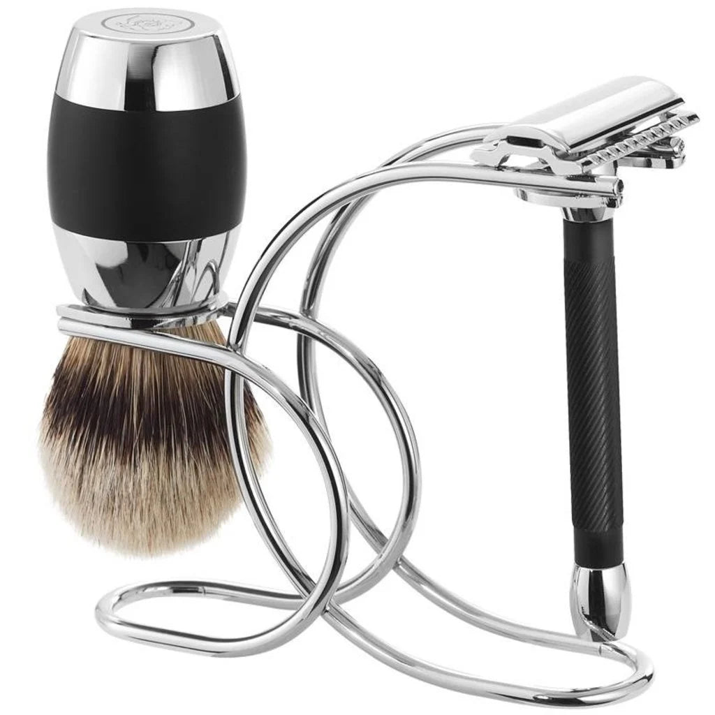 Merkur, Børste & Barberhøvel Holder- Chroom-Barbertilbehør-Merkur-JK Shop