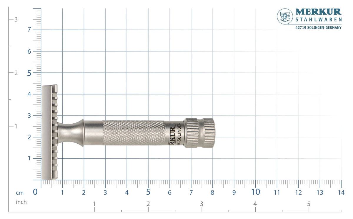 Merkur De Razor 11 Inox Edition 1896 - Barberhøvel - JK-Shop