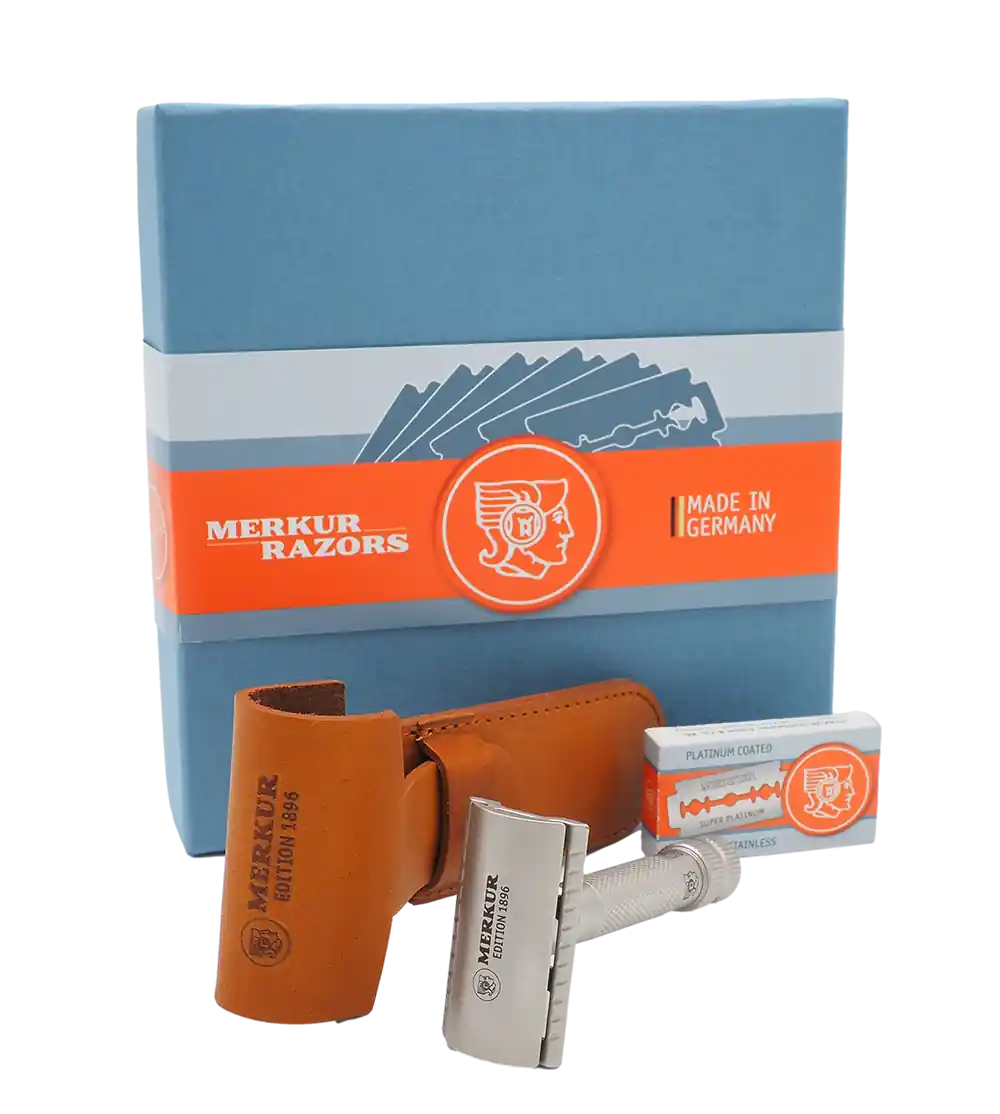 Merkur De Razor 34 Inox Special Edition 1896 - Barberhøvel - JK-Shop