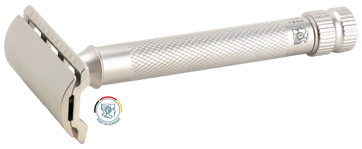 Merkur De Razor 34 Inox XL Satin - Barberhøvel - JK-Shop