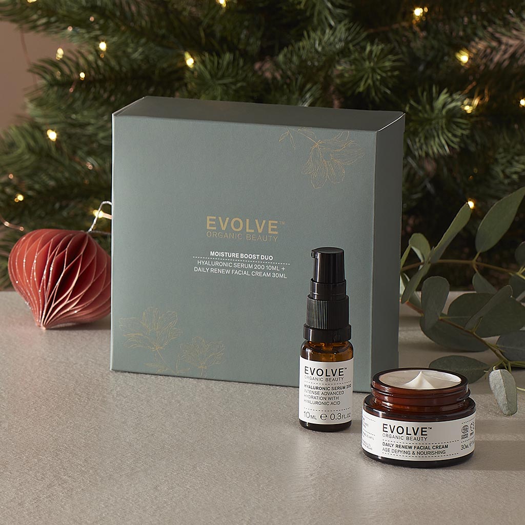 EVOLVE MOISTURE BOOST DUO Gavesett - Hyaluronic Serum 10ml + Daily Renew Facial Cream 30ml - Gavesett - JK-Shop