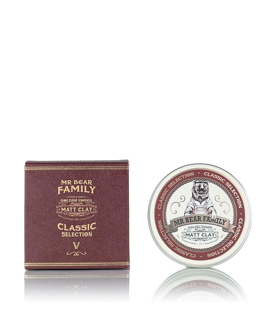 Mr Bear Family Golden Ember Pomade Matt Clay-Mr Bear Family-J&K Shop