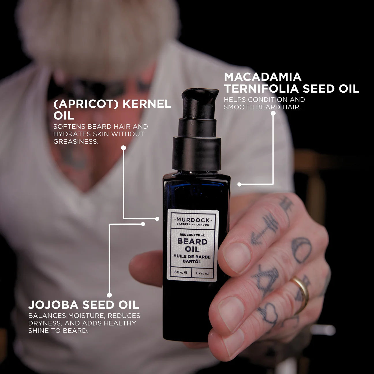Murdock London Beard Oil - Skjeggolje - JK-Shop