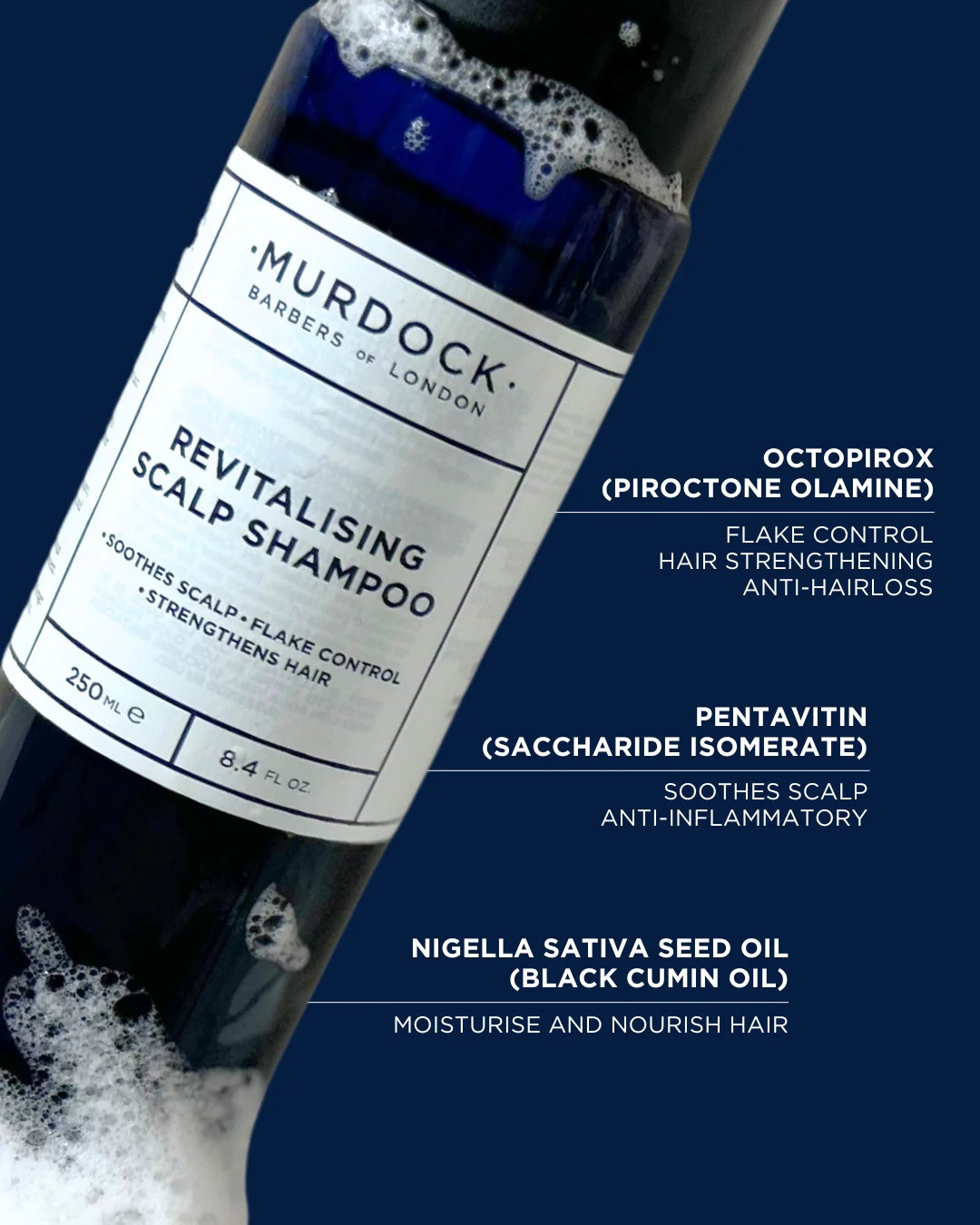 Murdock London Revitalising Scalp Care Shampoo - Sjampo & balsam - JK-Shop