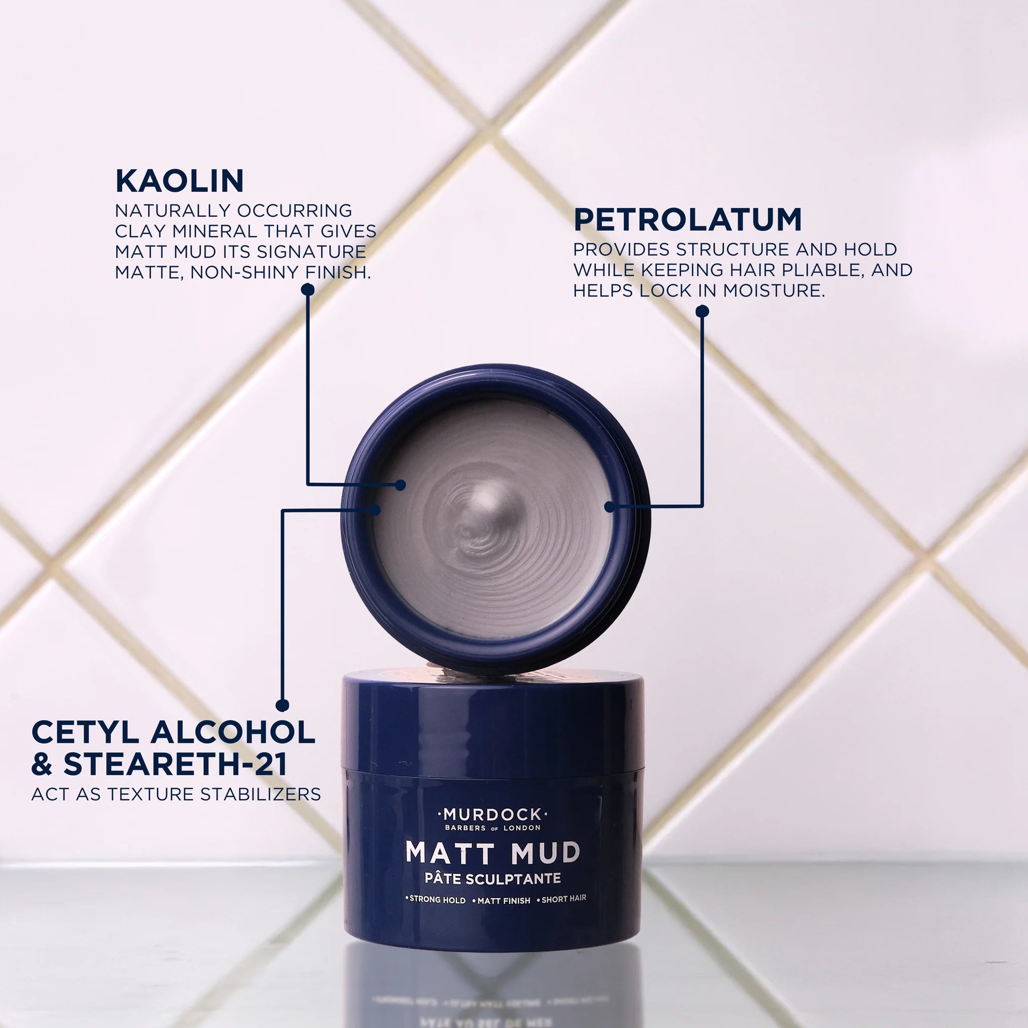 Murdock Matt Mud - Hårkrem - JK-Shop
