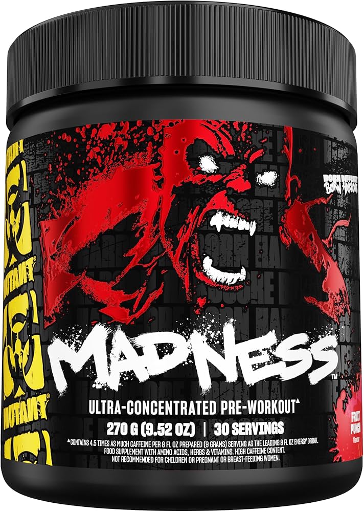 Mutant Madness, 30 servings - PWO med Koffein - JK-Shop