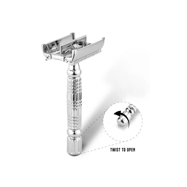 My-Blades Classic Butterfly Safety Razor Set - Barberhøvel - JK-Shop