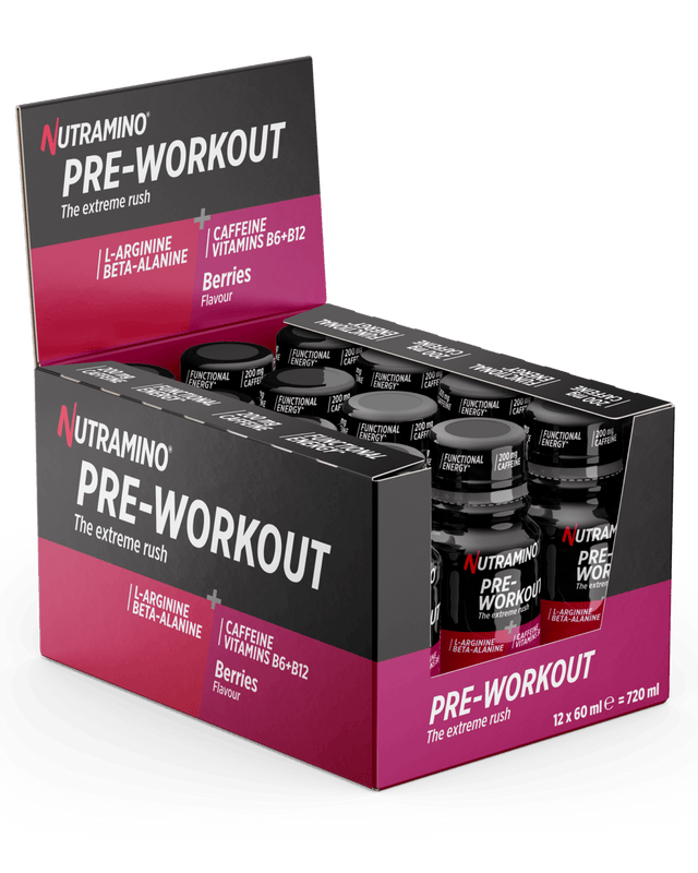 Nutramino Pre Workout SHOT, 12x60ml