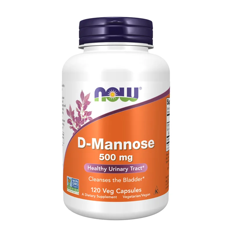 NOW D-MANNOSE 500 MG 120 VCAPS - Annet - JK-Shop