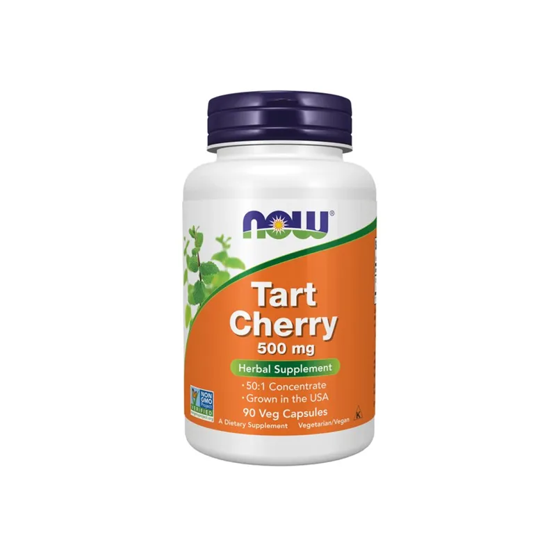 NOW TART CHERRY 500 MG 90 VCAPS - Vitaminer & kosttilskudd - JK-Shop