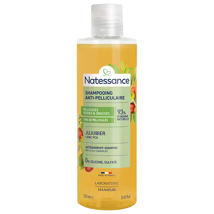 Natessance Anti-dandruff Shampoo - Jujube Bark Extract & PCA Zinc, 250 ml - Sjampo - JK-Shop
