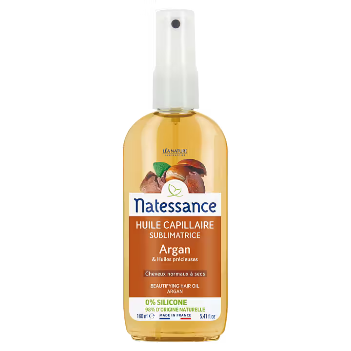Natessance Beautifying Hair Oil - Argan, 160 ml - Hårolje - JK-Shop
