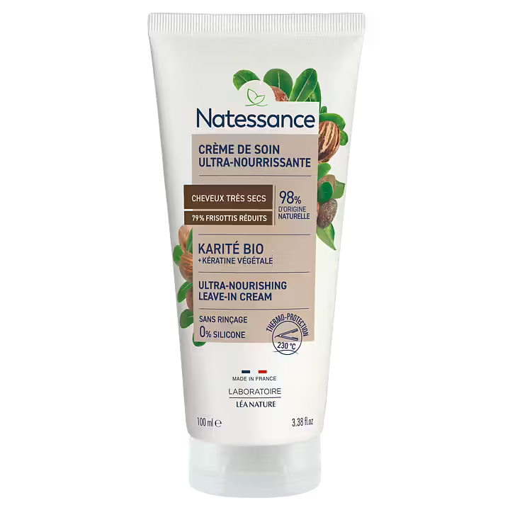 Natessance Ultra Nourishing Leave-in Cream - Shea & Plant Keratin 100 ml - Leave-in - JK-Shop