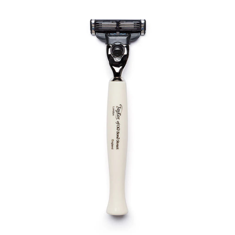 No. 74 Mach3 Razor with Imitation Ivory Handle - Barberhøvel - JK-Shop