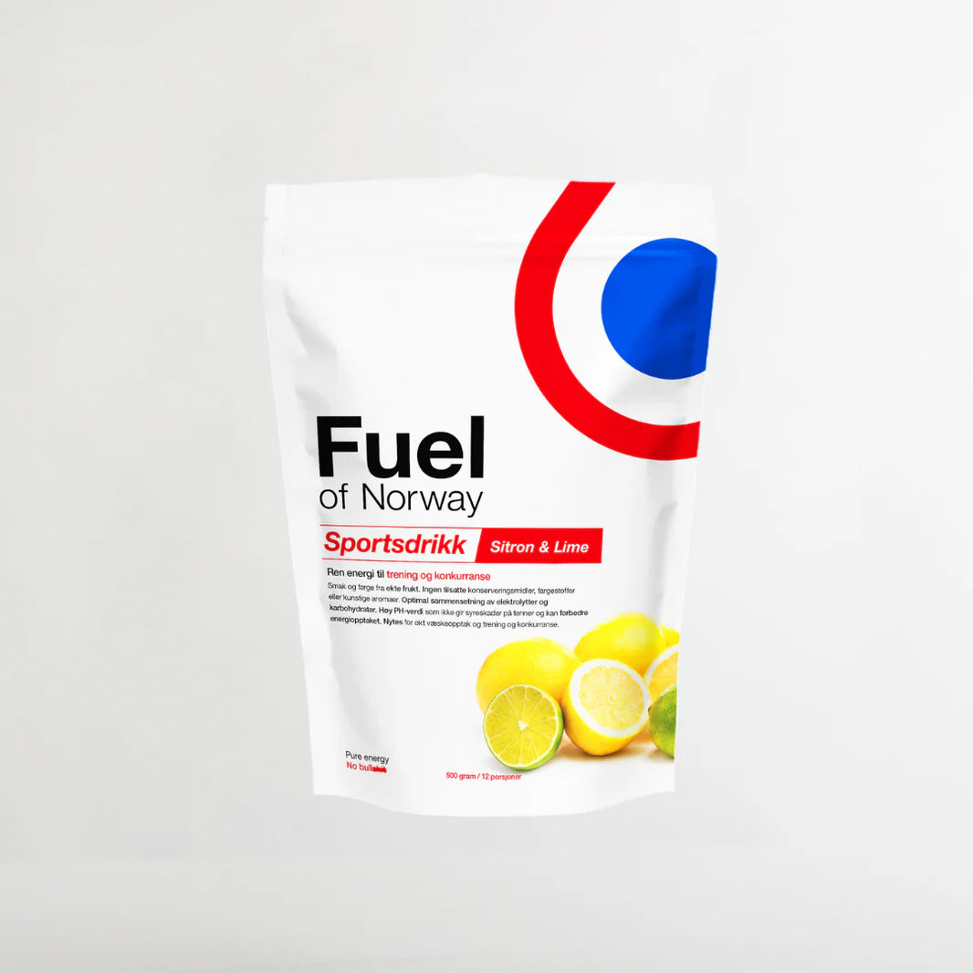 Fuel of Norway - Sportsdrikke Sitron/Lime 500g