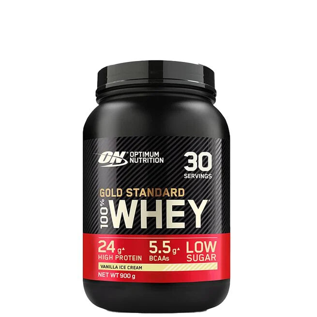 ON 100% Whey Gold Std, Vanilla Ice Creme, 900g (Copy) - Proteinpulver - JK-Shop