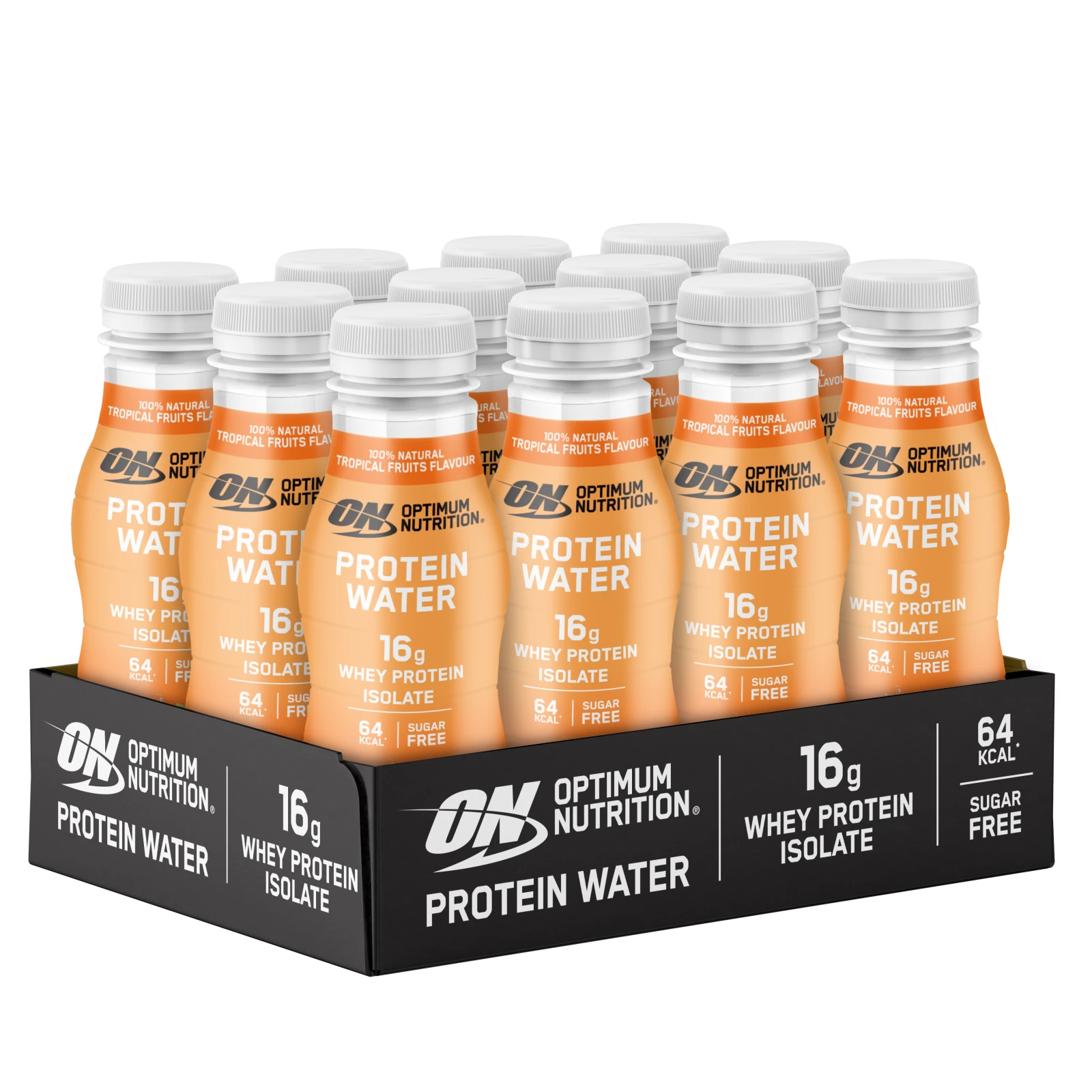 ON Protein Water, 12x350ml, Tropical Fruits - Proteindrikke - JK-Shop
