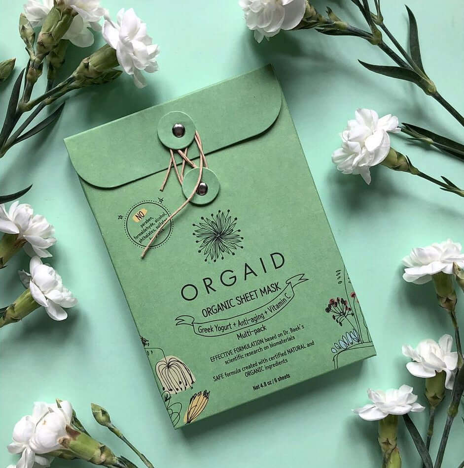 ORGAID Organic Sheet Mask Multi-pack (6 stk)-Ansiktsmaske-ORGAID-JKSHOP