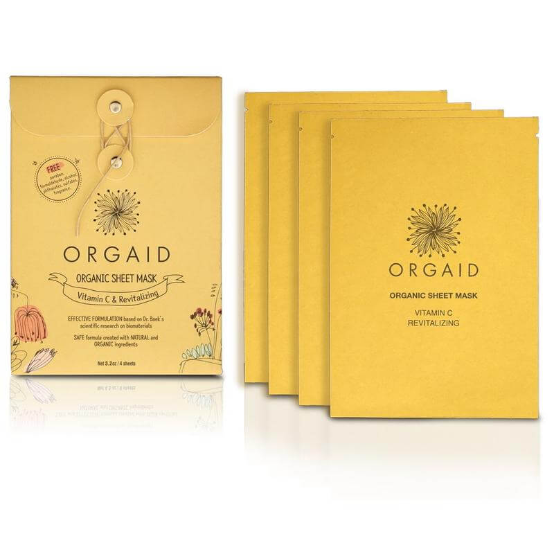 ORGAID Vitamin C & Revitalizing Organic- Sheet Mask (Box)-Ansiktsmaske-JKSHOP