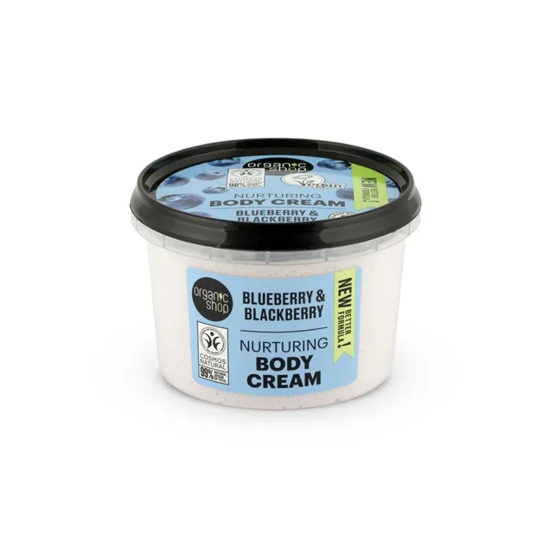 ORGANIC SHOP BLUEBERRY BLACKBERRY BODY CREAM 250ML - Dusjkrem - JK-Shop