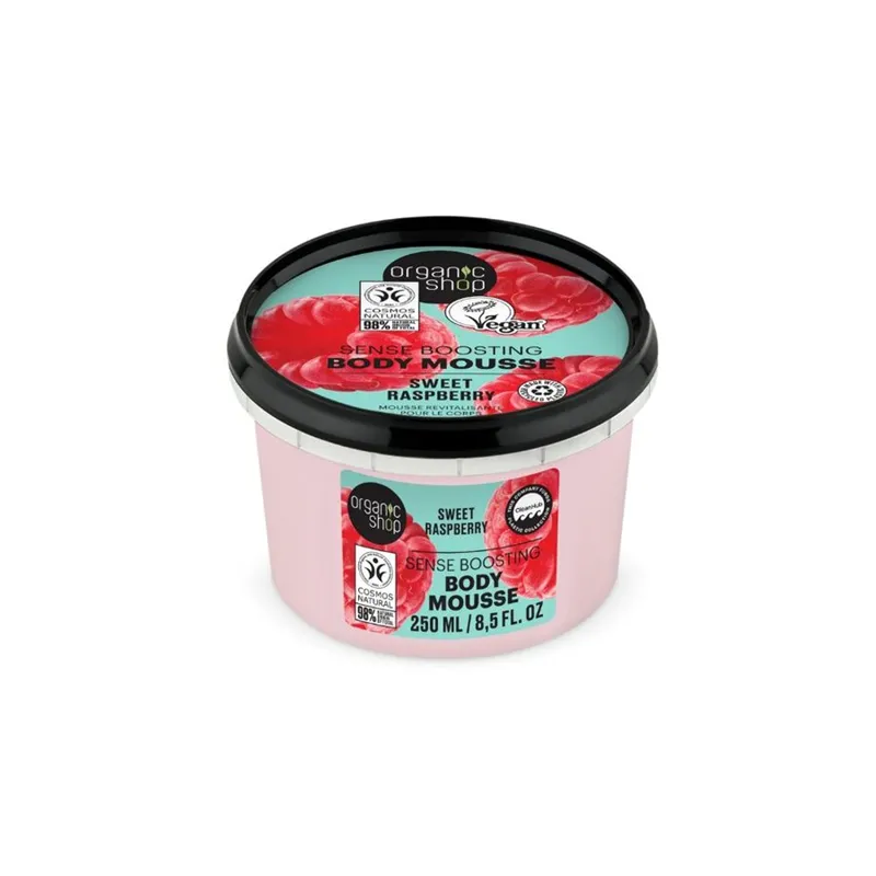 ORGANIC SHOP BODY MOUSSE RASPBERRY 250ML - Dusjkrem - JK-Shop