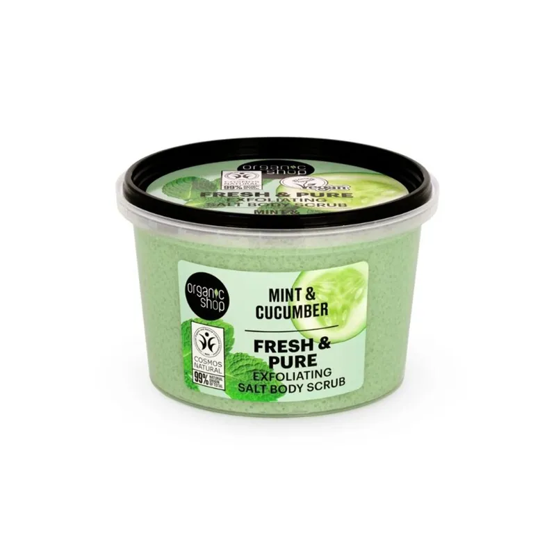 ORGANIC SHOP BODY SCRUB MINT & CUCUMBER 250ML - Dusjkrem - JK-Shop