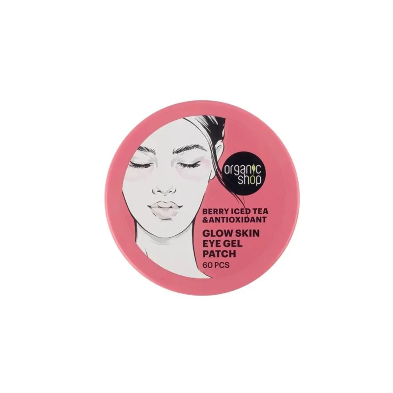 ORGANIC SHOP EYE GEL PATCH BERRY ICED TEA & ANTIOXIDANT 60ST - Gelmaske - JK-Shop