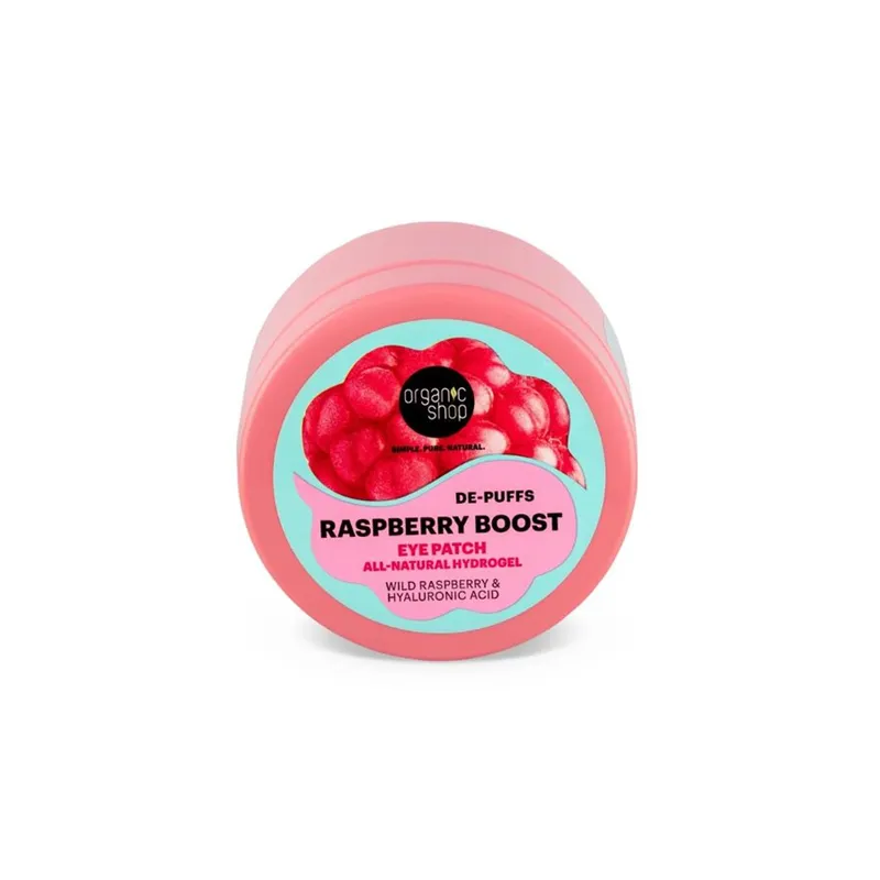 ORGANIC SHOP EYE PATCH RASPBERRY BOOST 60STK - Gelmaske - JK-Shop