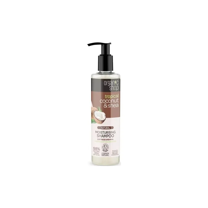 ORGANIC SHOP MOISTURISING COCONUT & SHEA SHAMPOO 280ML - Sjampo - JK-Shop