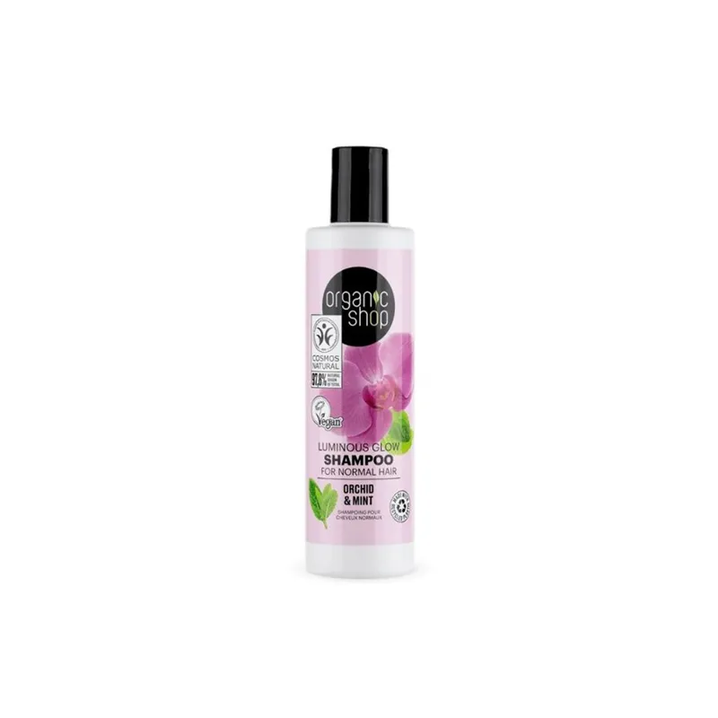 ORGANIC SHOP ORCHID & MINT LUMINOUS GLOW SHAMPOO 280ML - Sjampo - JK-Shop