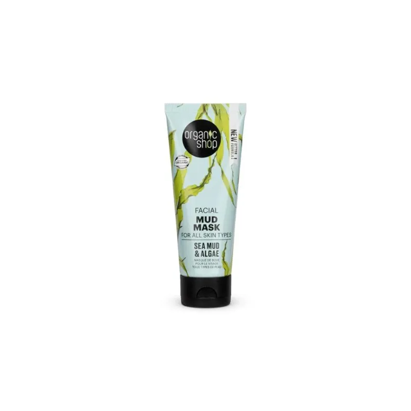 ORGANIC SHOP SEA MUD & ALGAE FACIAL MUD MASK 75ML - Leiremaske - JK-Shop