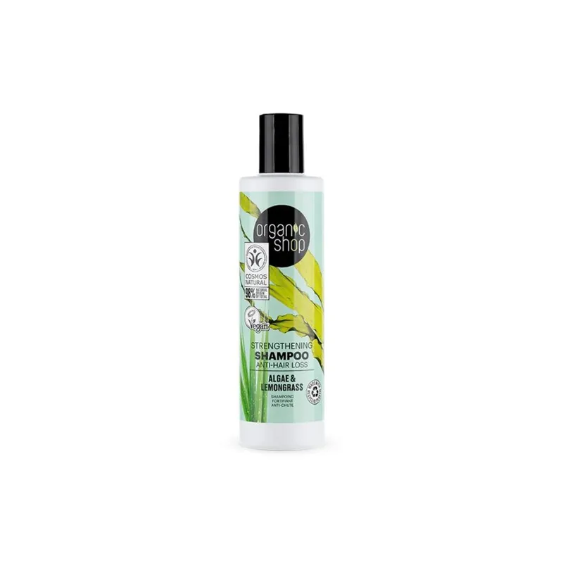 ORGANIC SHOP STRENGTHENING SHAMPOO ALGAE & LEMONGRASS 280ML - Sjampo - JK-Shop