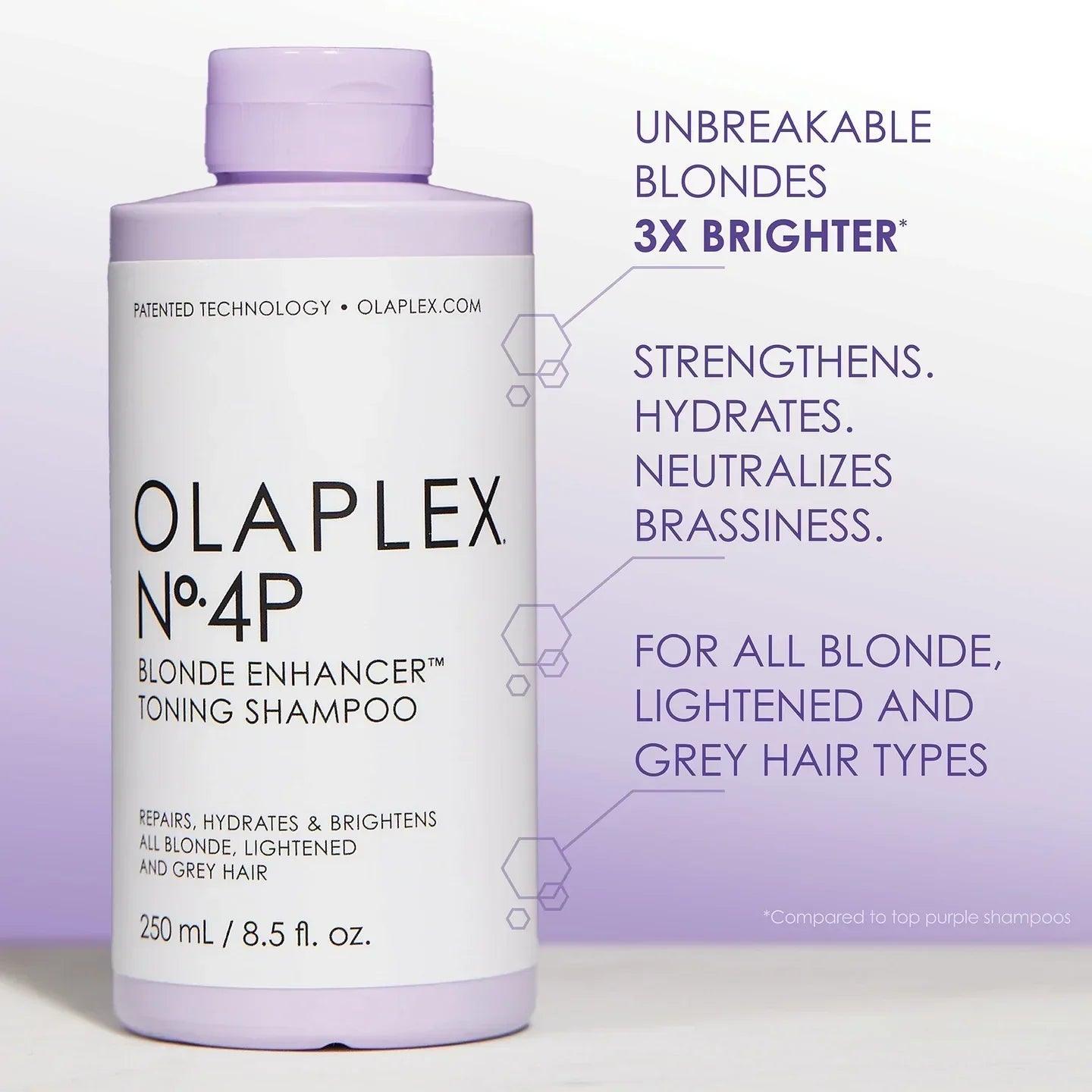 Olaplex No. 4P Blonde Toning Shampoo 1000ml-Olaplex-J&K Shop