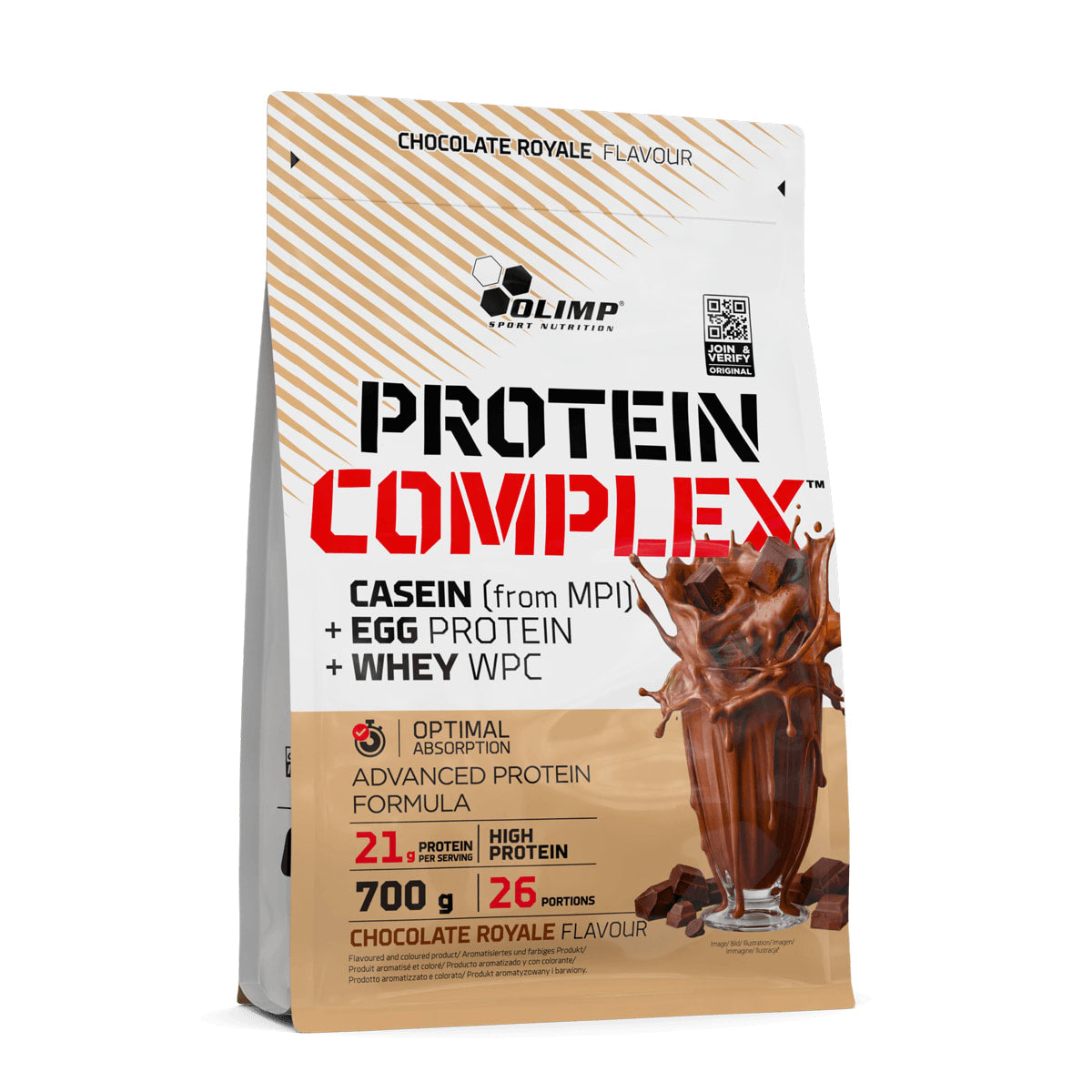 Olimp Protein Complex, 700 g Zip - Blandet protein - JK-Shop
