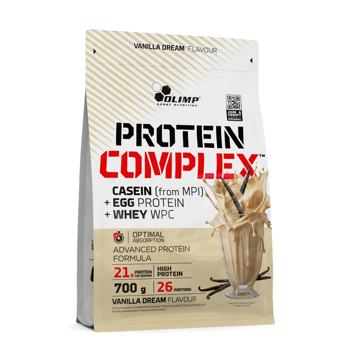 Olimp Protein Complex, 700 g Zip - Blandet protein - JK-Shop