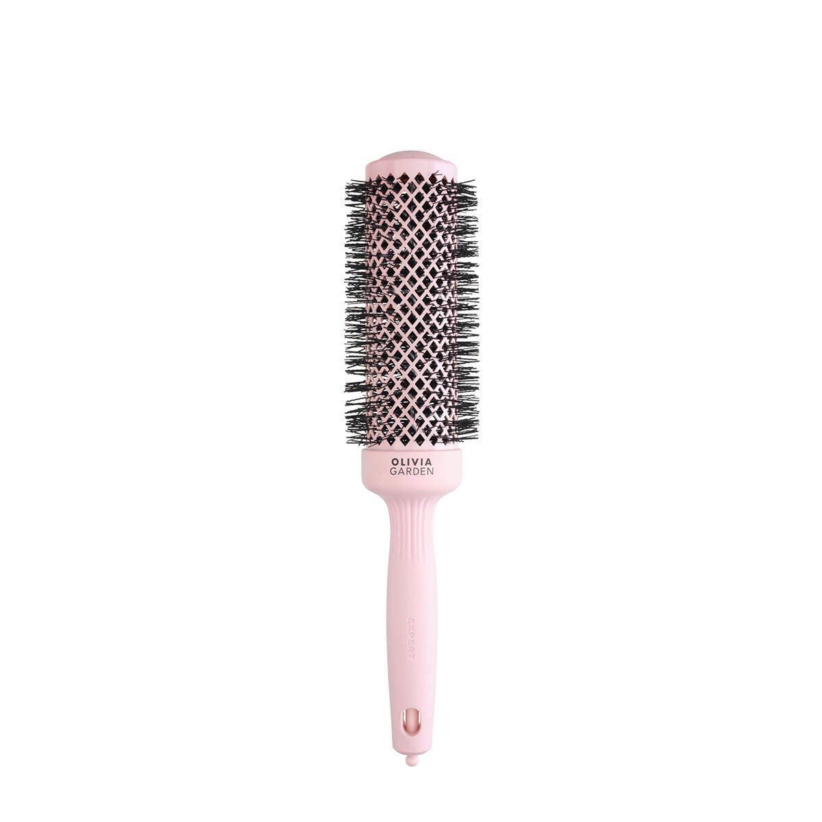 Olivia Garden Expert Blowout Speed Wavy Bristles Pastel Pink 45 mm - Hårbørste - JK-Shop