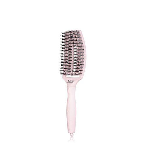 Olivia Garden Finger Brush Combo- Pastel Pink - Hårbørste - JK-Shop