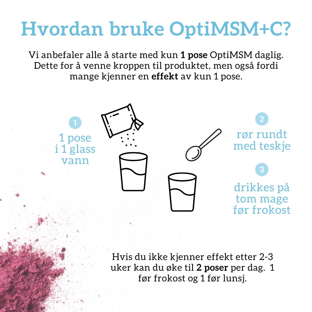 OPTIMSM®, C VITAMIN & BLÅBÆR