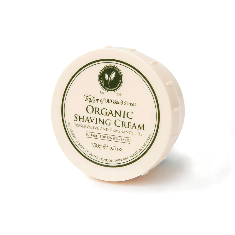 Organic Shaving Cream Bowl 150 g - Barberkrem - JK-Shop