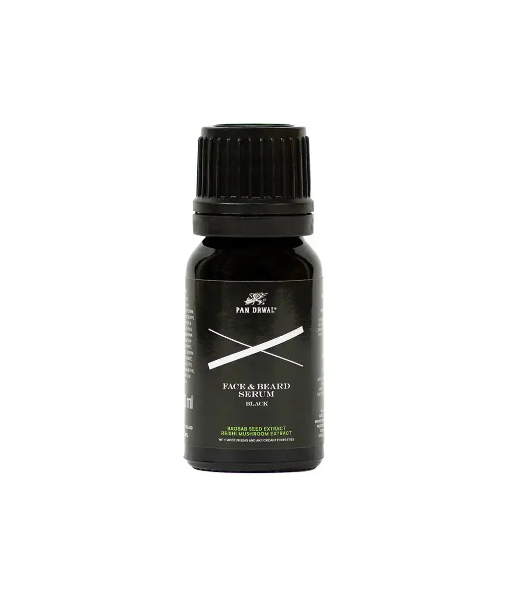 Pan Drwal Black - Face & Beard Serum TRAVEL-Ansiktsserum-JKSHOP