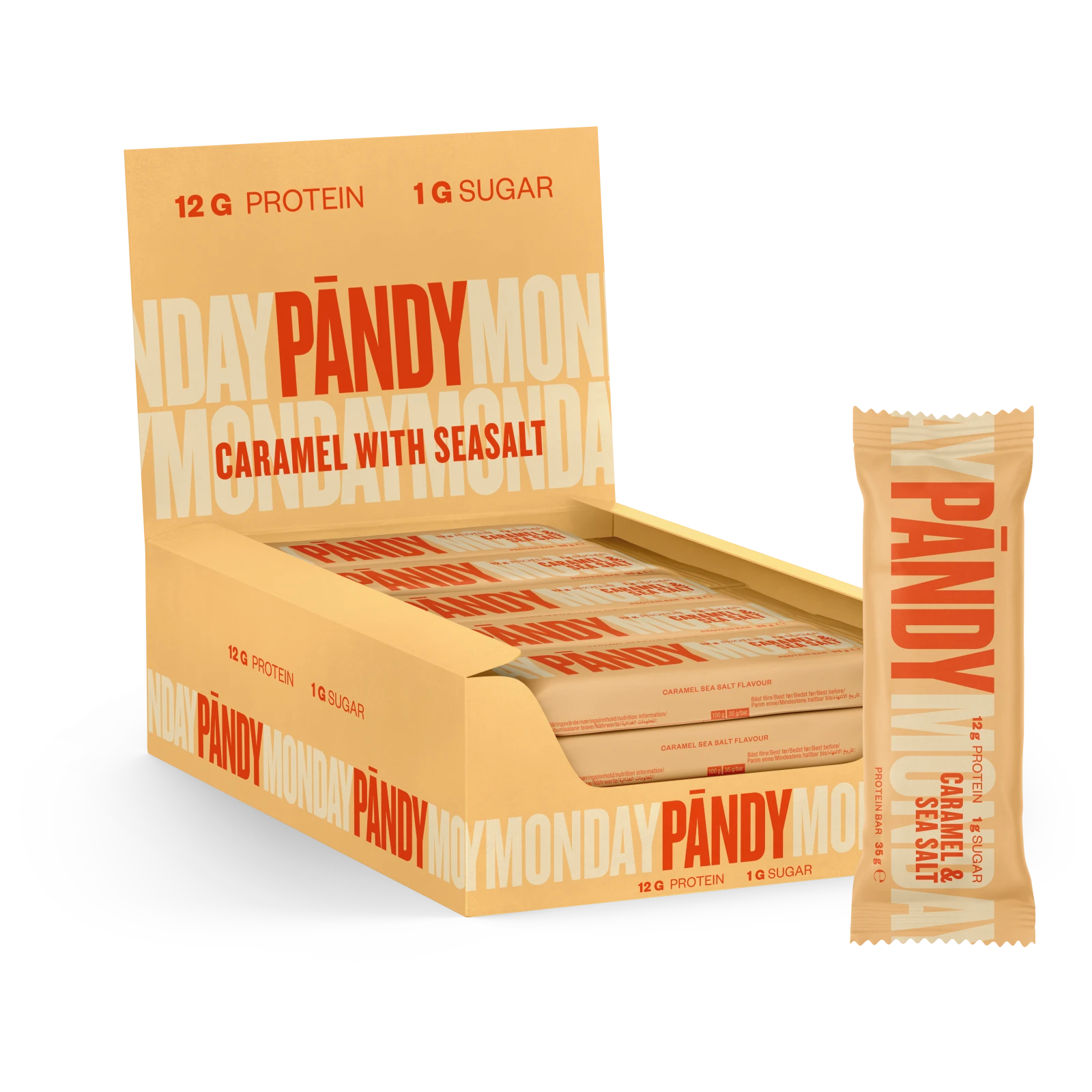 Pandy Protein bar 35gx18stk - 3 smaker - Proteinbarer - JK-Shop