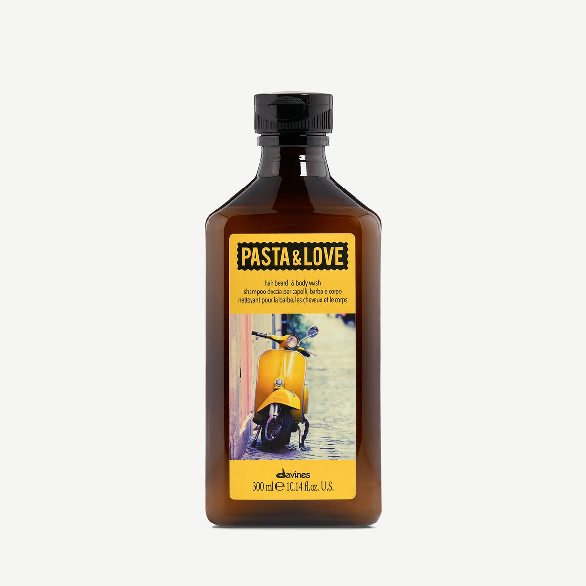 Pasta & Love Hair, Beard & Body Wash 300 ml, vask for hår, skjegg og kropp