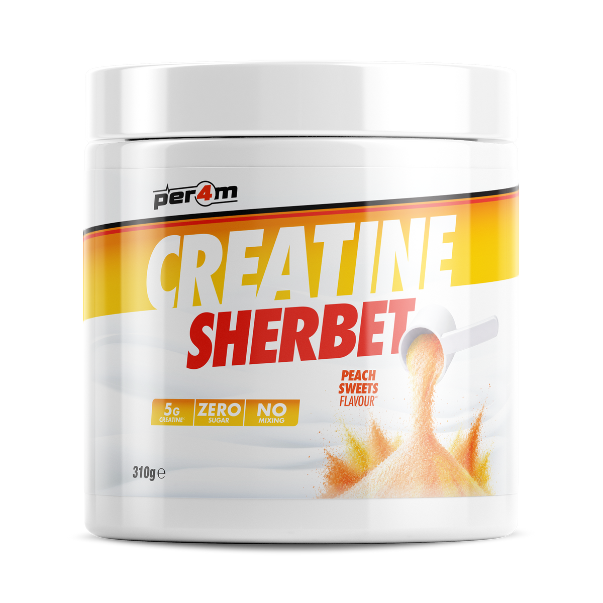 Per4M Creatine Sherbet, 310g - Kreatin monohydrat - JK-Shop