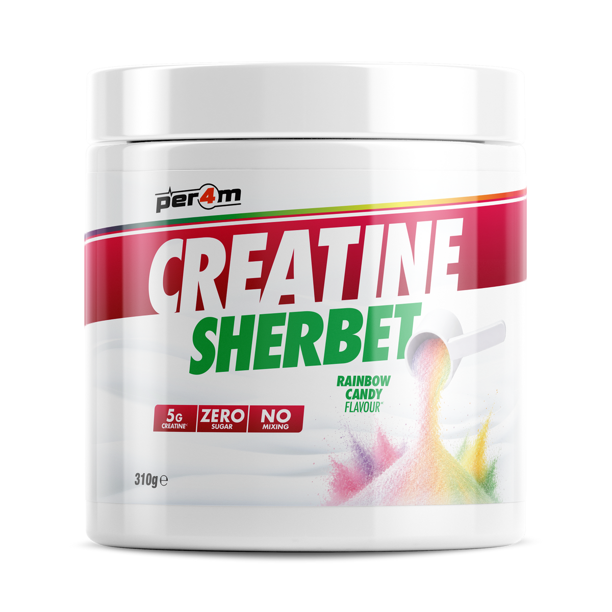 Per4M Creatine Sherbet, 310g - Kreatin monohydrat - JK-Shop