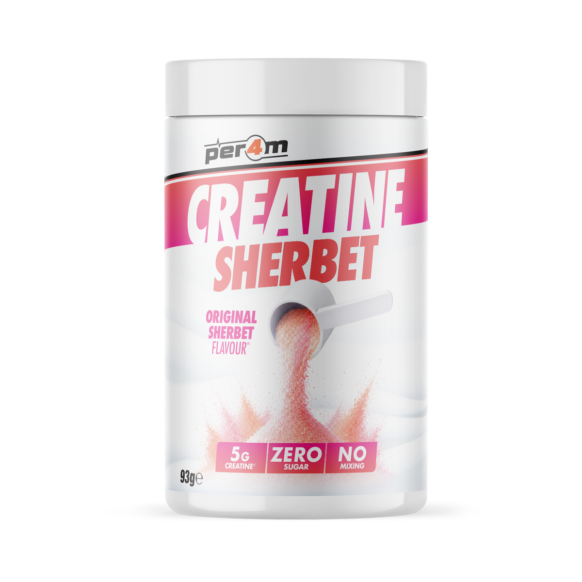 Per4M Creatine Sherbet, 93g - Kreatin monohydrat - JK-Shop