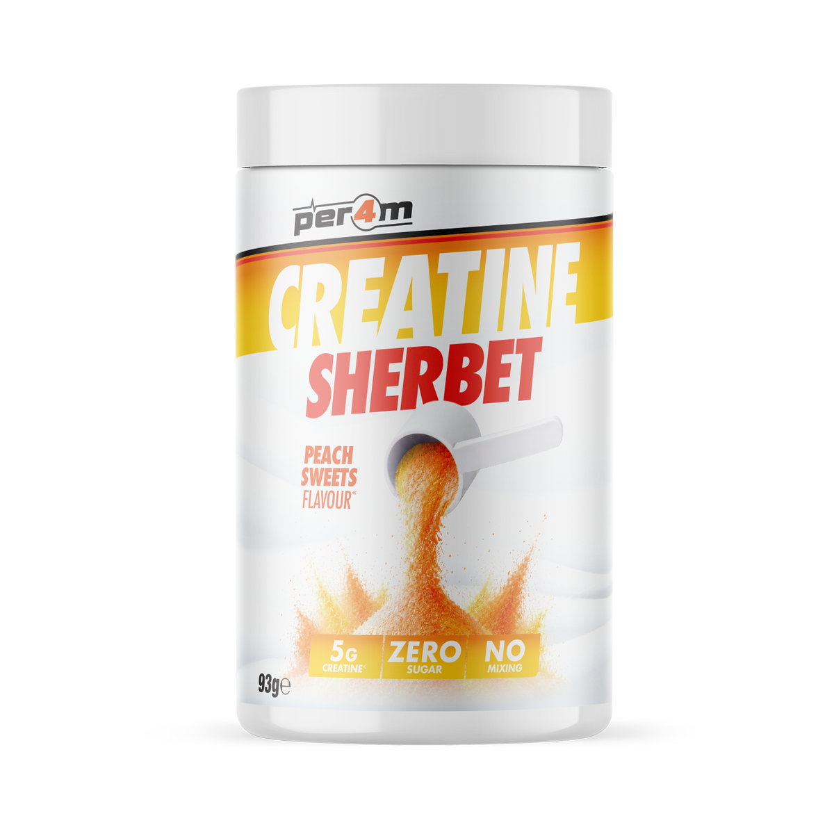 Per4M Creatine Sherbet, 93g - Kreatin monohydrat - JK-Shop